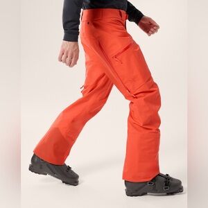 ARC’TERYX VTG ‎ 2000 Model Men XL RARE Orange Gortex Pro Rush Snow PANTS w flaw